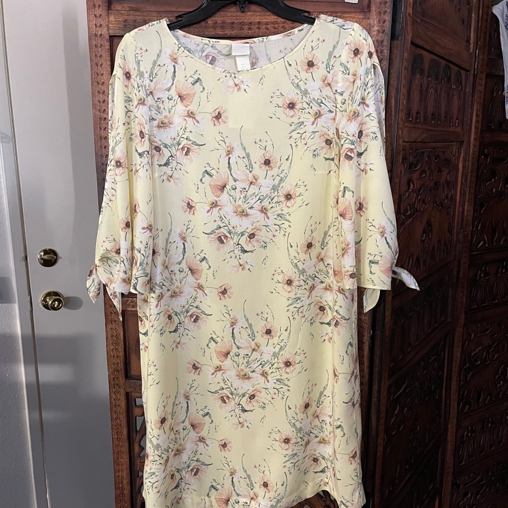 H&M Yellow Floral Dress - Picture 2 of 5